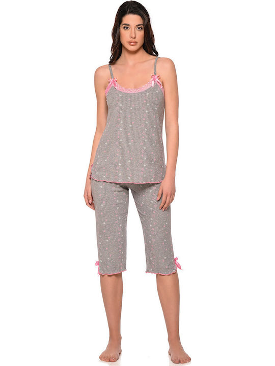 Clio Lingerie Set Pyjamas Schwangerschaft & Stillen in Gray Farbe