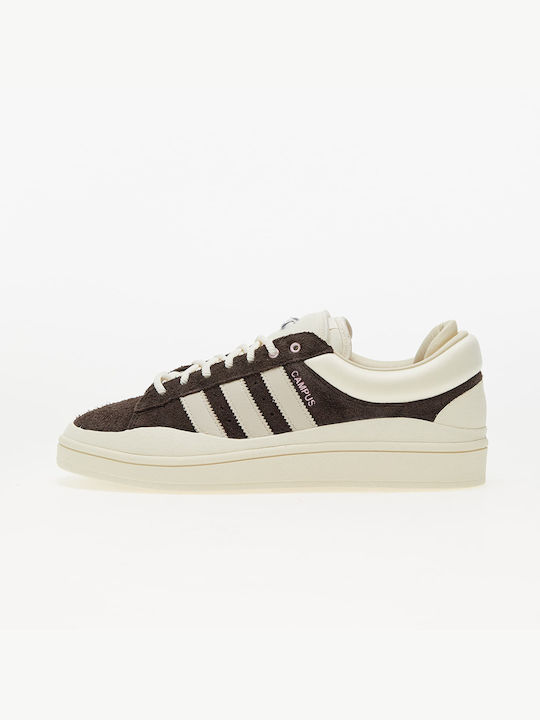 Adidas X Bad Bunny Campus Herren Sneakers Dark Brown / Core White / Crew White