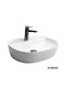 Karag Vessel Sink Porcelain 50.5x38.5x12cm White