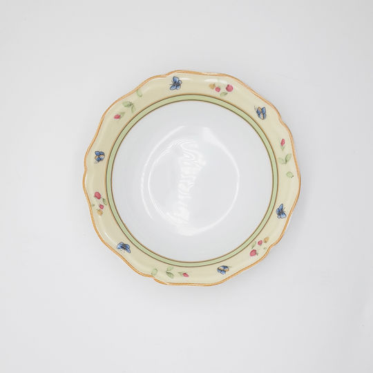 AB Serving Bowl Round made of Porcelain with Diameter 14.5cm 6pcs