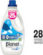 Planet Pure Natural Power Υγρό Απορρυπαντικό Ρούχων 1.4lt (28 Μεζούρες)
