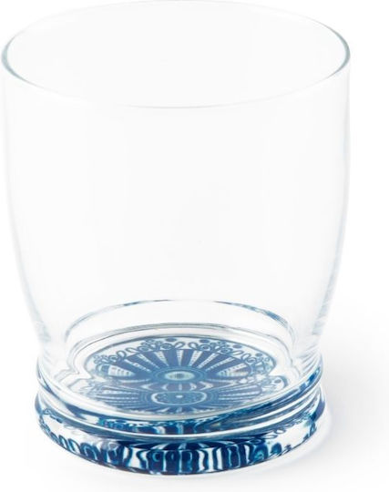Excelsa Ποτήρι Νερού Γυάλινο Μπλε 340ml