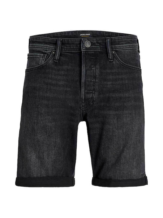 Jack & Jones Herrenshorts Jeans Black Denim