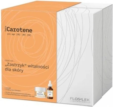Flos-lek Beta Caroten Pro Age Set Öl 30 ml + Creme 50 ml
