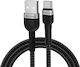 Wozinsky USB 2.0 Kabel USB Typ-C männlich - USB-A 20W PD Schwarz 1m WNBAC1