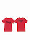 T-shirt Κόκκινο