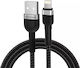 Wozinsky Regular USB-A la Cablu Lightning Negru 1m (WNBAL1)