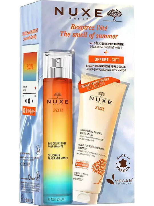 Nuxe The Smell of Summer Σετ Περιποίησης για Καθαρισμό Σώματος 2τμχ