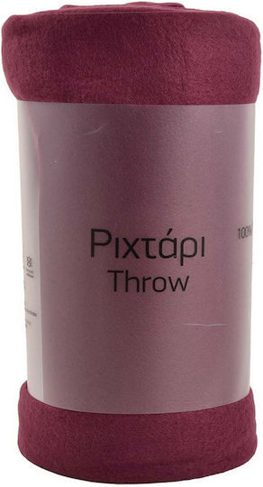 Polar Ριχτάρι Πολυθρόνας 130x170εκ. Μωβ Polar Ριχτάρι Πολυθρόνας 130x170εκ. Μωβ