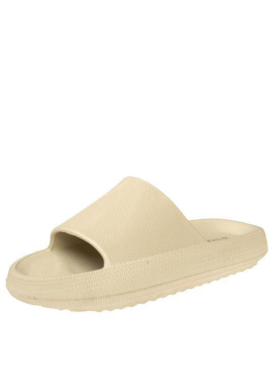 B-Soft Women's Flip Flops Beige