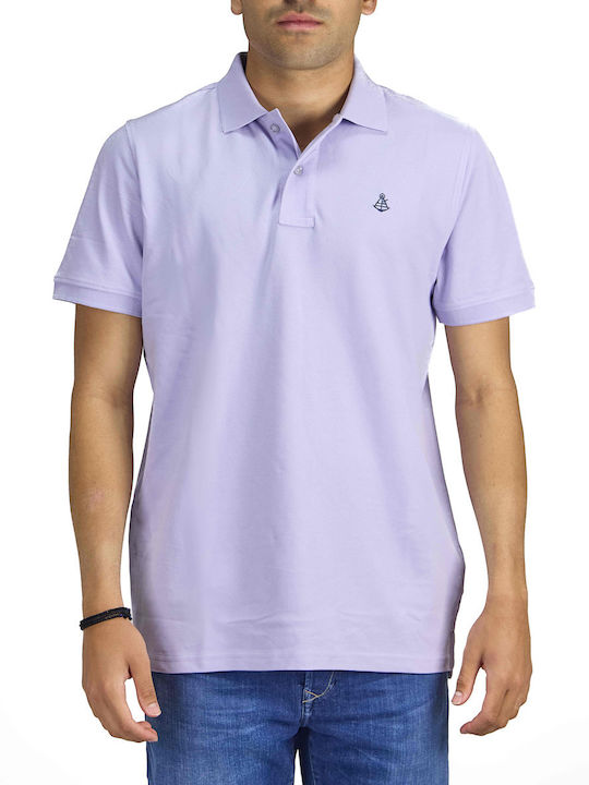 Explorer Polo Μπλούζα Κοντομάνικη Μωβ