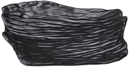 Ready Platou de Servire Plastic Neagră 6buc