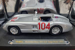 1/18 Mercedes Benz 300 Slr Targa Florio 1955 Argintiu Nr. 104