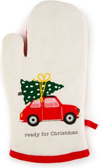 Excelsa Kitchen Oven Mitt with Christmas Trees