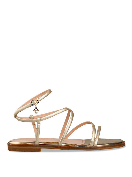 Mairiboo for Envie Leather Women's Sandals Gold