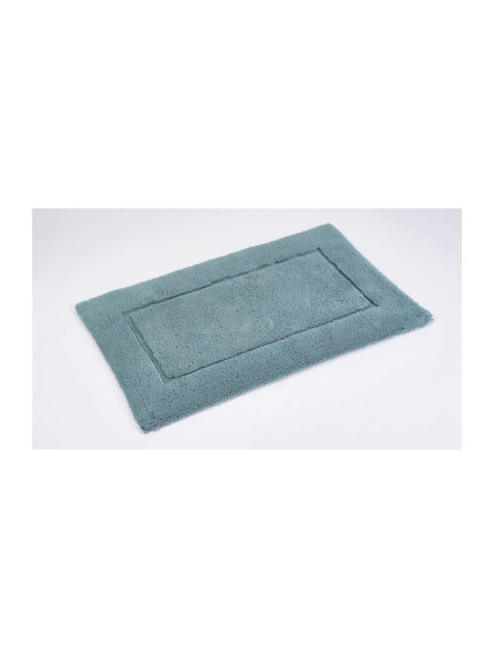 Abyss & Habidecor Бански килим Памук Правоъгълена Must 70001-14325 Петролен 80x160бр