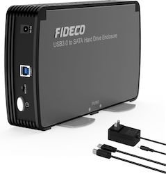 Fideco Carcasă pentru unitate de hard disk 2.5" / 3.5" SATA III cu conexiune USB 3.0 Fideco Carcasă pentru unitate de hard disk 2.5" / 3.5" SATA III cu conexiune USB 3.0