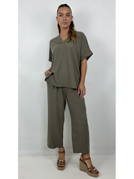 Baziana Blouse Khaki