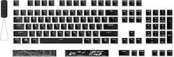 Hyperx Hyperx Pudding Keycaps 2 Full 112 Pbt Key Set Black Us Layout 7g8k1aa