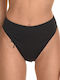 Bikini Slip Hohe Taille Black