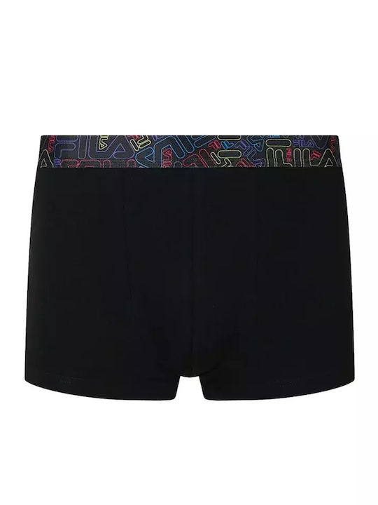 Fila Herren Boxershorts Schwarz 1Packung