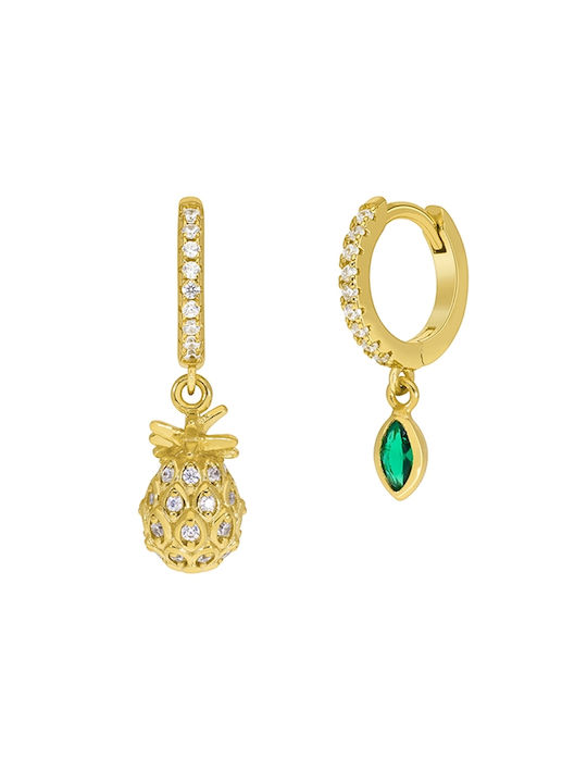 Marea Earrings made of Silver Gold Plated