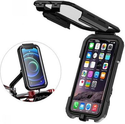 Kewig Motorcycle Phone Mount with Case for Mirror for Mobile 5.5 to 6.8"