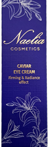 Naelia Cosmetics Caviar Eye Moisturiser for Moisturizing Brightening Dark Circles Eye Bags & Firming 30ml