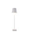 VK Lighting LED Floor Lamp H65xW16.5cm. with Warm White Light 565lm White
