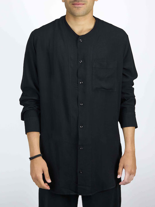 Diverse System Men's Shirt Long Sleeve Black