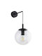 TK Lighting Lumină de Perete cu Soclu E27 Negru 18cm