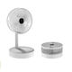 Wiederaufladbarer Faltbarer Mini-USB-Kühlventilator Teleskop – Weiß