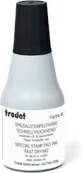 Trodat 7021 Liquid Ink for Ink Pad Ink Stamp Black