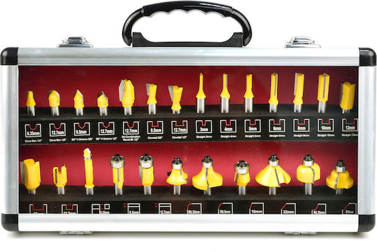 Geko Router Oțel de mare viteză pentru Lemn \ Aluminiu 8mm x 8mm cu Rulment