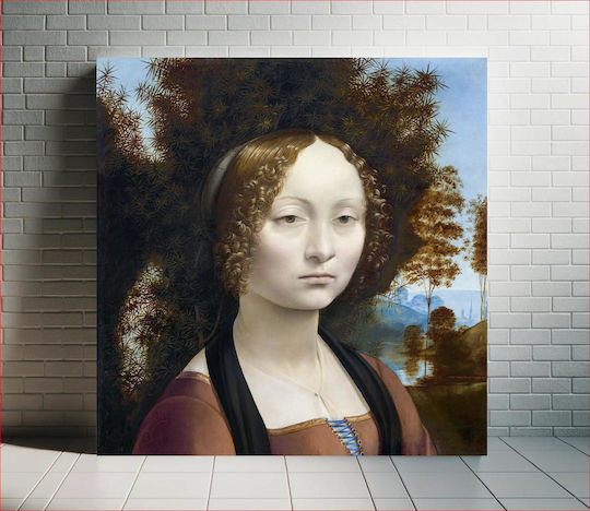 Ginevra De' Картина Платнен 70x70см