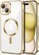 Techsuit Back Cover Silicone Gold (iPhone 15)