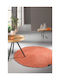 Guy Laroche Round Summer Jute Rug Coral Diameter 150cm