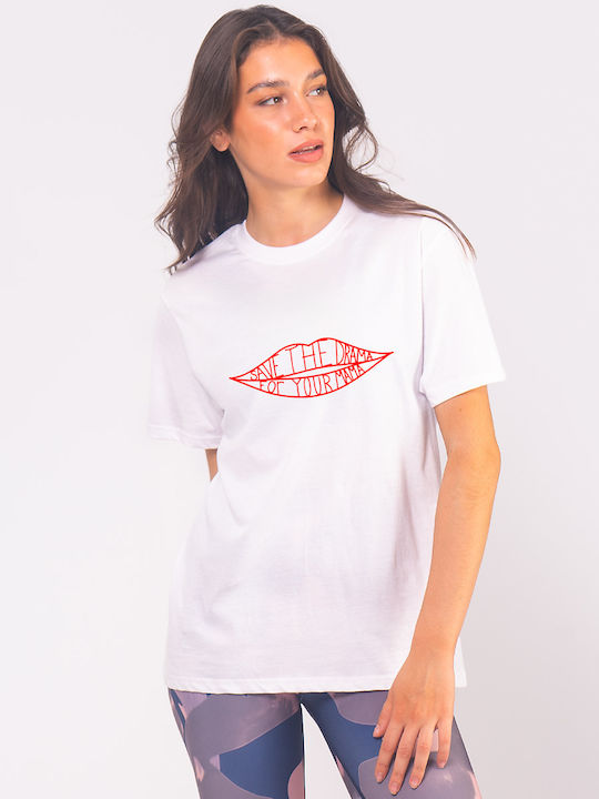 The Lady Γυναικείο T-shirt Άσπρο