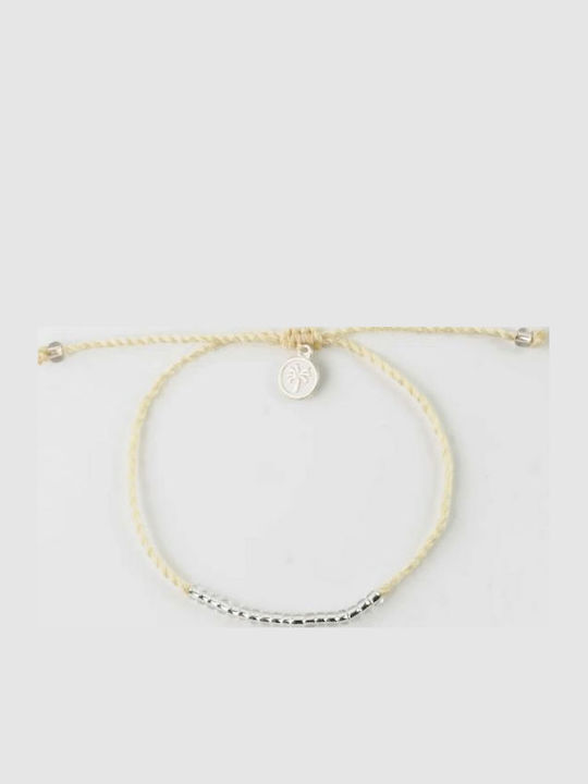 Synchronia Fußarmband aus Beige Kabel 20cm