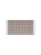 Nef-Nef Homeware Karion Antiderapant Covor Rectangular din iută cu franjuri Bej / Gri