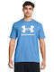 Under Armour Ua Sportstyle Logo Men's Short Sleeve T-shirt Light Blue