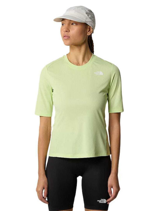 The North Face Damen Sport T-Shirt Astro Lime