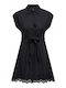 Only Sommer Mini Hemdkleid Kleid Black