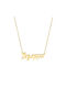 Necklace Gold Name Dimitra 14k Hkk005