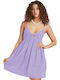 In A Twist Καλοκαιρινό Mini Φόρεμα Peaceful Lilac