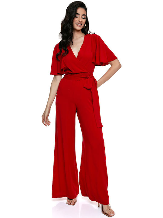 RichgirlBoudoir Damen Einteiler Anzug Vivid Red