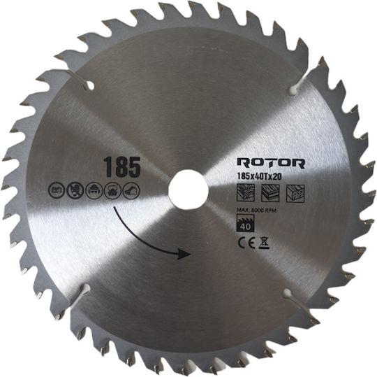 Rotor Диск за рязане с 40 Зъба 185мм