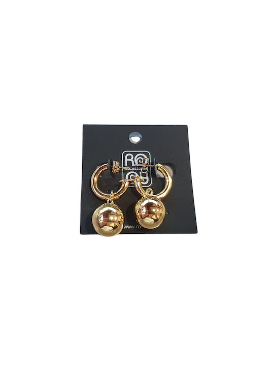 Ro Accessories Ohrring Ef119 Gold