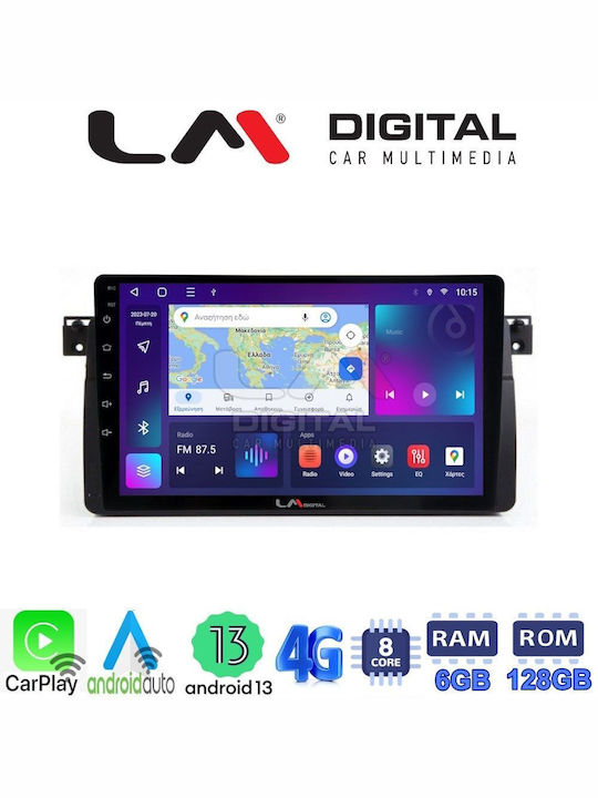 LM Digital Auto-Audiosystem für BMW Serie 3 (E46) 1998>2005 (Bluetooth/USB/WiFi/GPS/Apple-Carplay/Android-Auto)