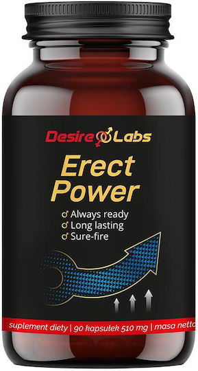 Desire Labs Erect Power Supplement for Libido & Testosterone Boost 90 x 1 capsules